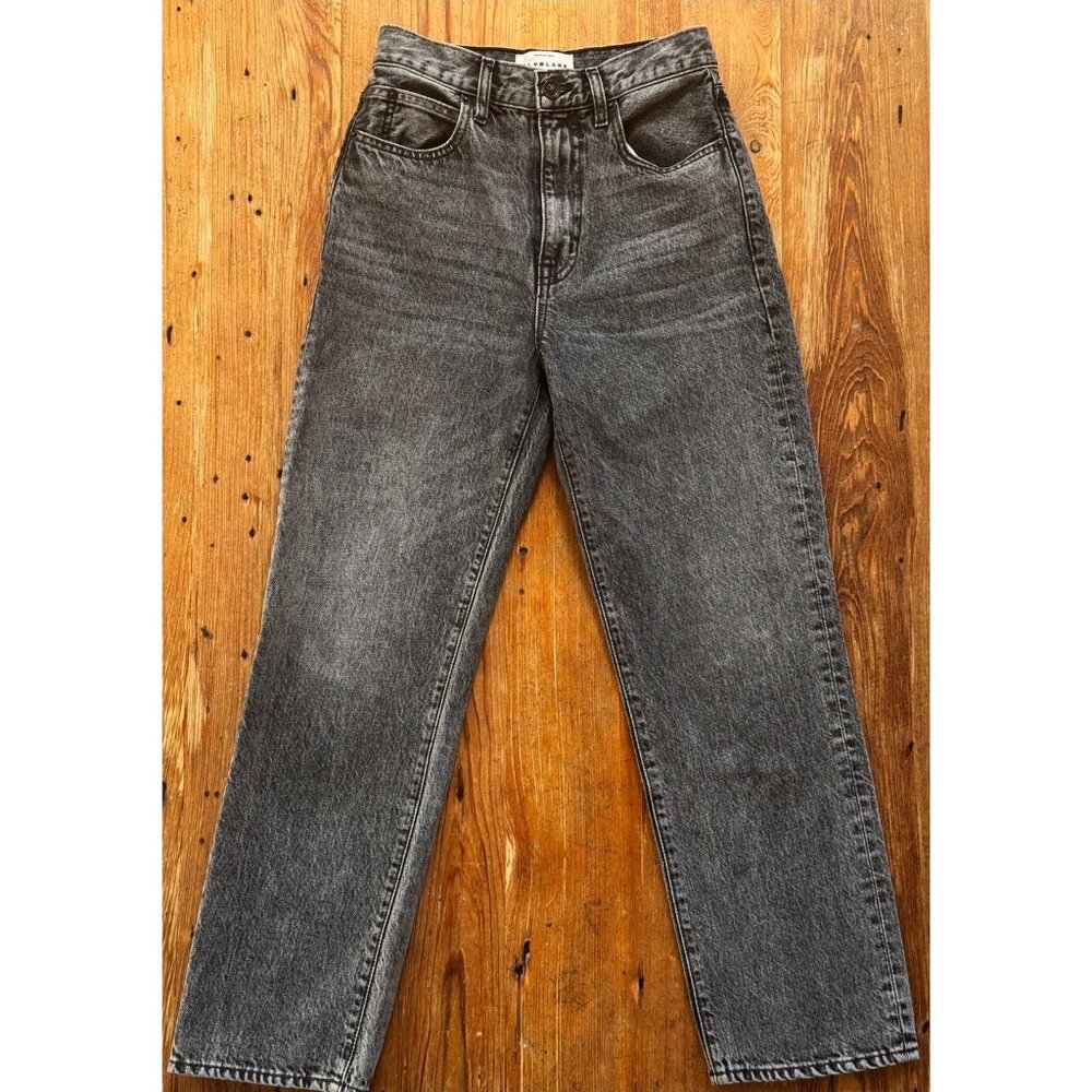 SLVRLAKE / London Cropped High-rise Denim, Many Moons Size 25